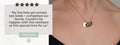 personalised family necklace gold lulu and belle jewellery