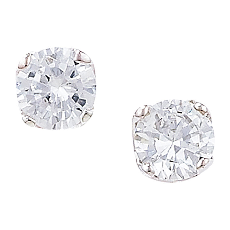 🎁 Silver Diamante Round Studs (100% off)