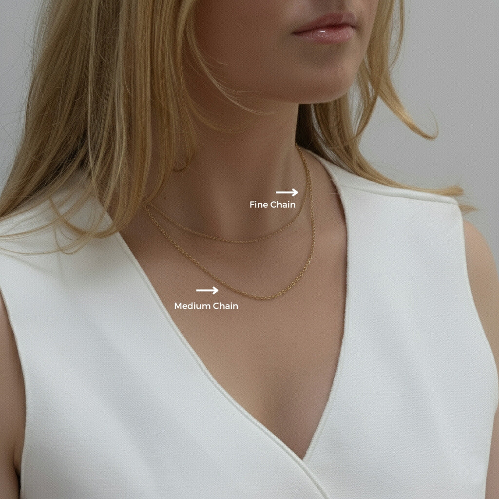 fine chain and medium chain 