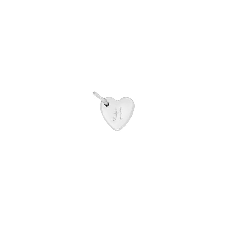 Add One Heart Charm Silver
