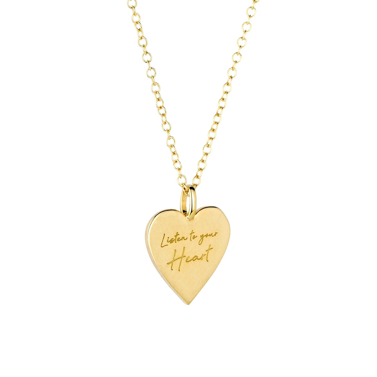 listen to your heart pendant gold lulu and belle 