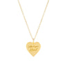 listen to your heart necklace gold lulu and belle 