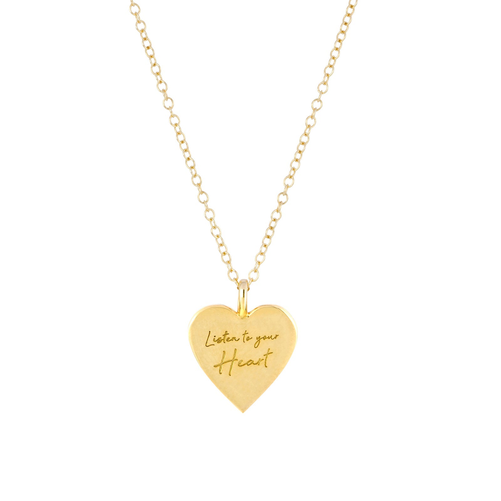 listen to your heart necklace gold lulu and belle 