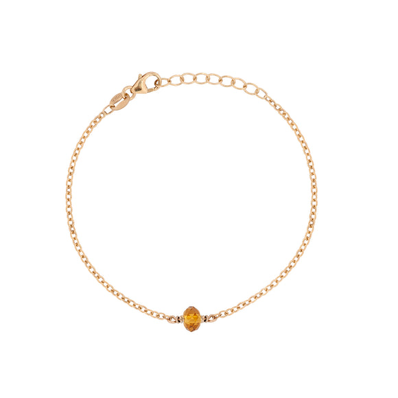 november birthstone bracelet gold 