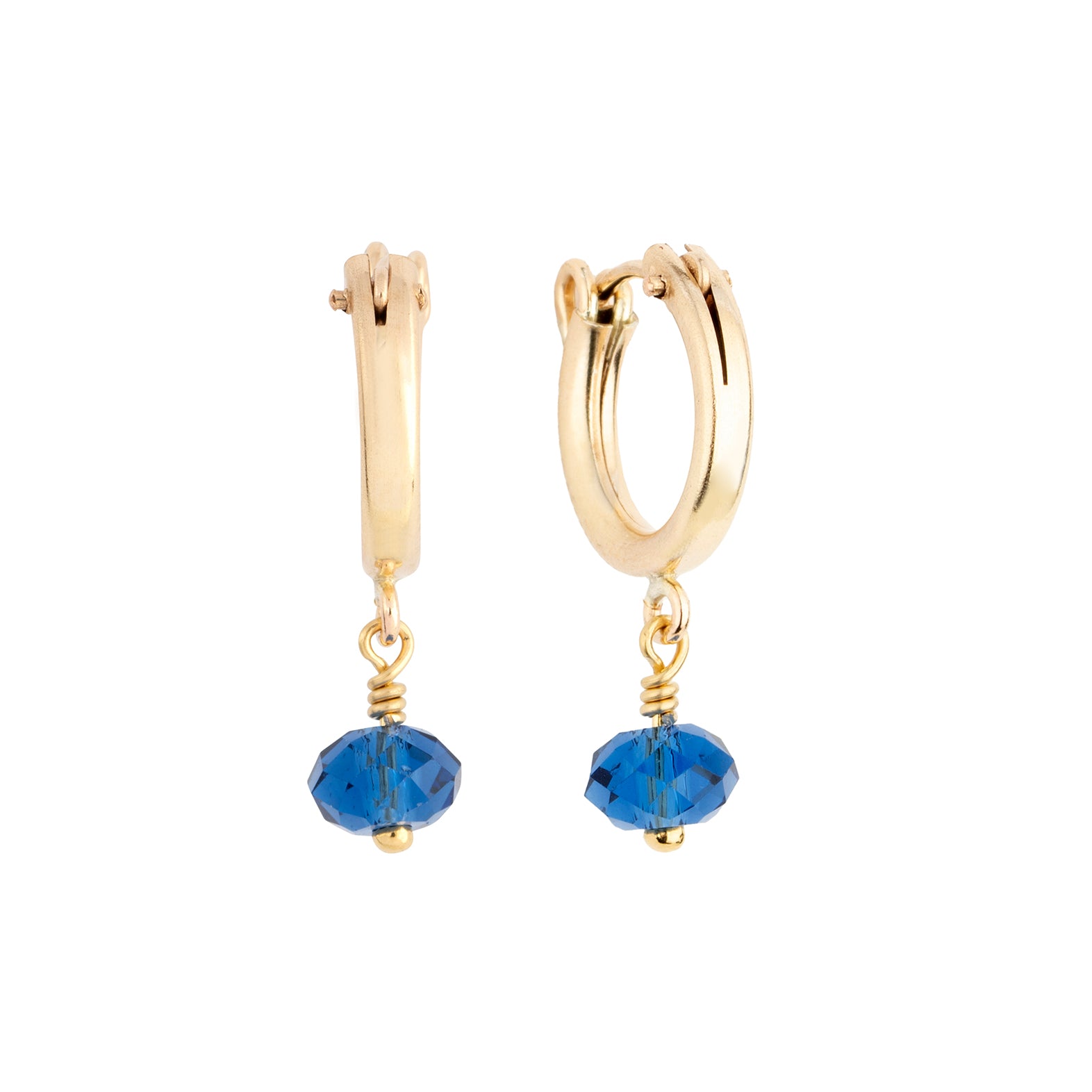 september birthstone hoop earrings sapphire 