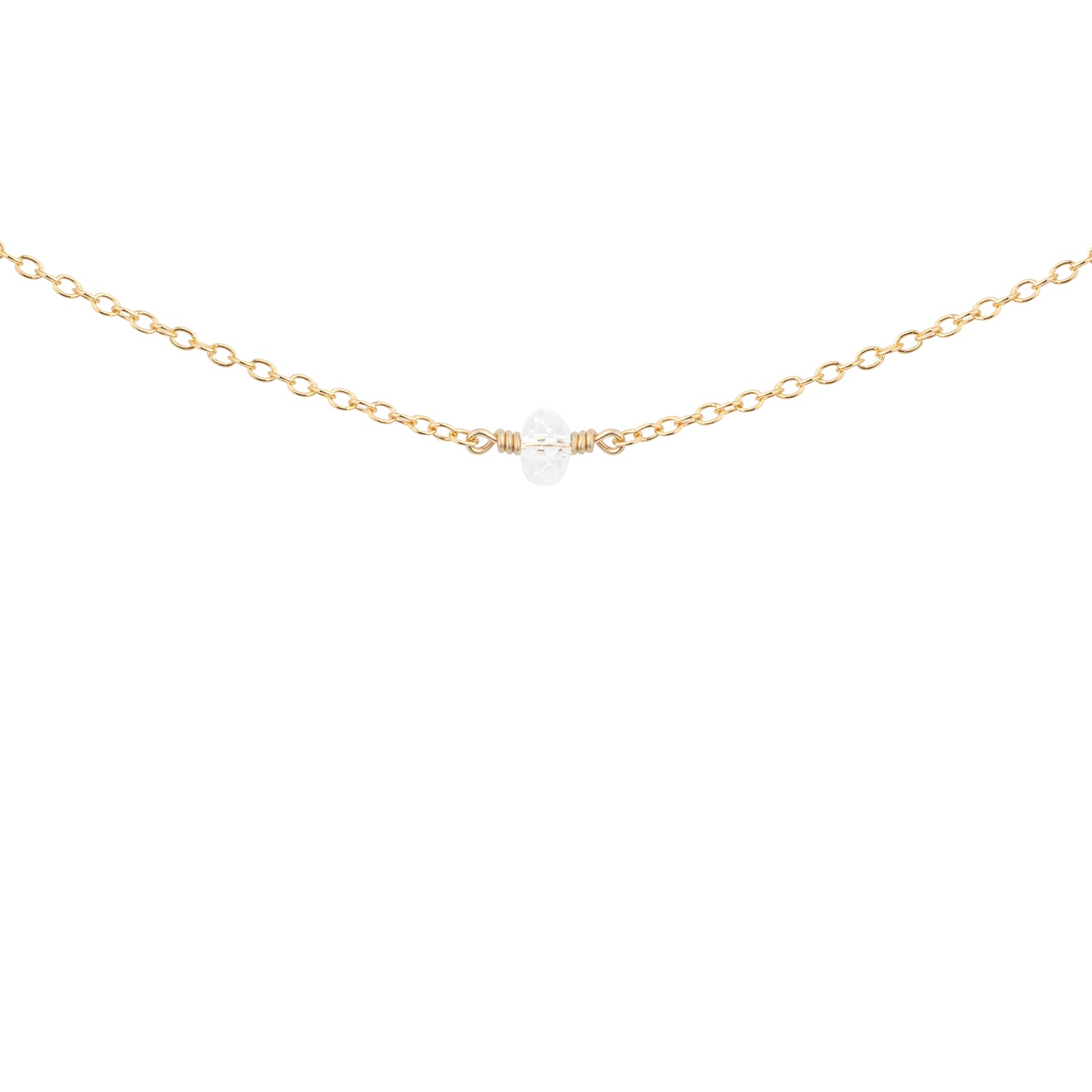 april birthstone necklace with crystal 