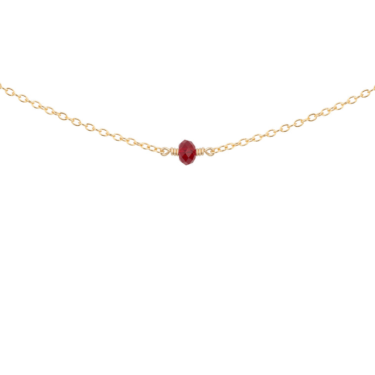 july birthstone necklace gold 