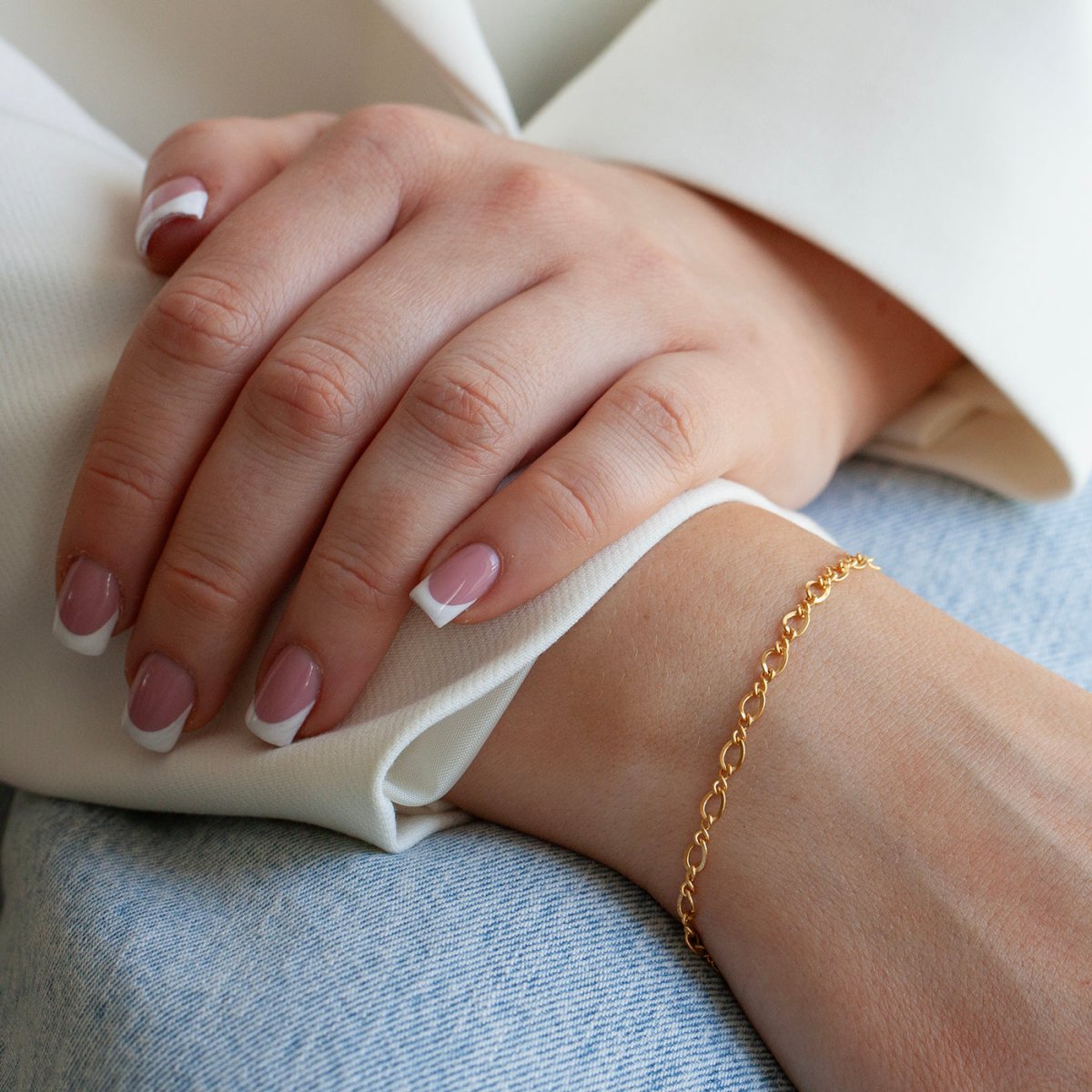 Rolled Gold Figure 8 Bracelet - Lulu + Belle ® Jewellery