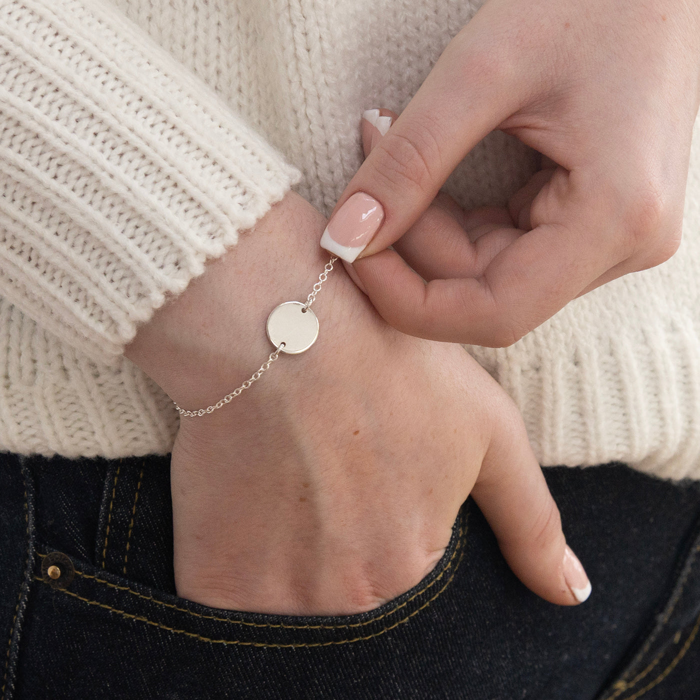 12mm bracelet silver
