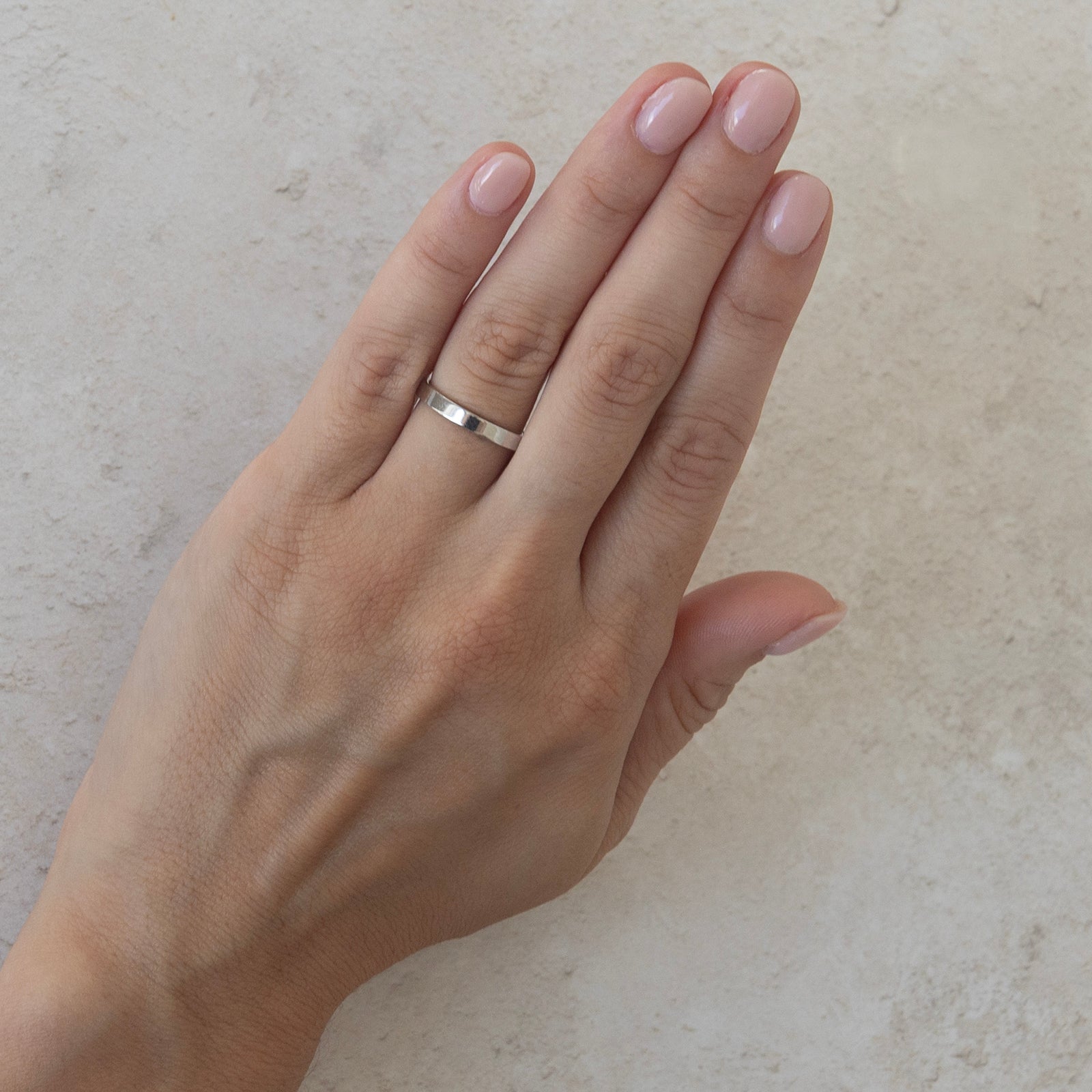 the always wedding ring on a model 