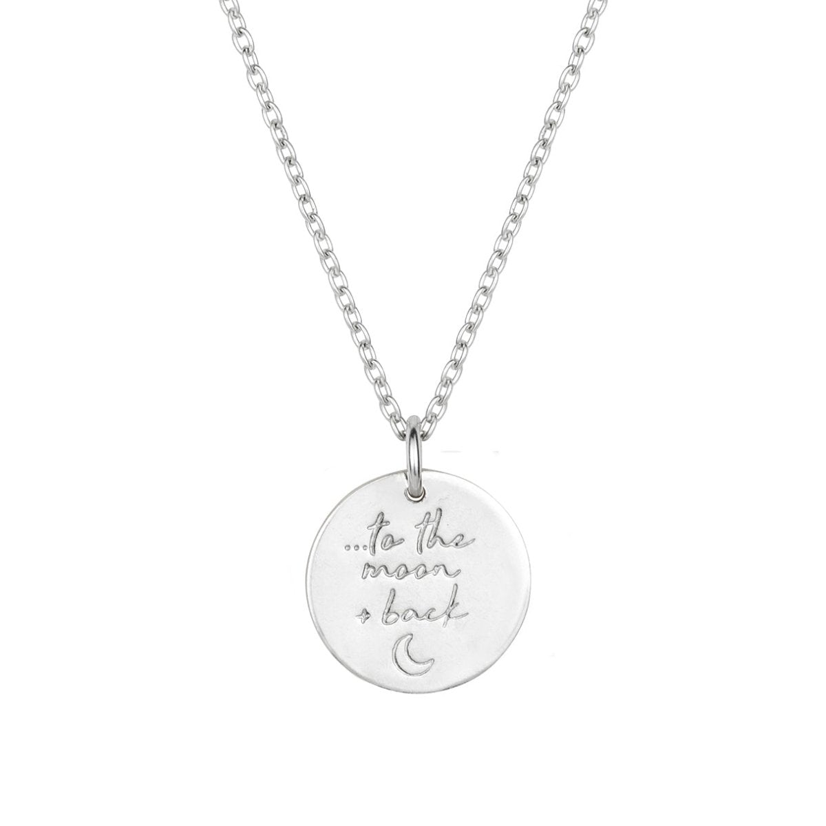 To the Moon and Back Necklace Gold or Silver - Lulu + Belle ® Jewellery