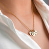 Charm Disc Necklace Gold - Choose Your Charms - Lulu + Belle Jewellery