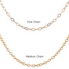 Charm Disc Necklace Gold - Choose Your Charms - Lulu + Belle Jewellery