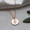 Cosmos Flower Necklace Gold - Lulu + Belle Jewellery