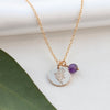 Cosmos Flower Necklace Gold - Lulu + Belle Jewellery