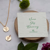 Cosmos Flower Necklace Gold - Lulu + Belle Jewellery