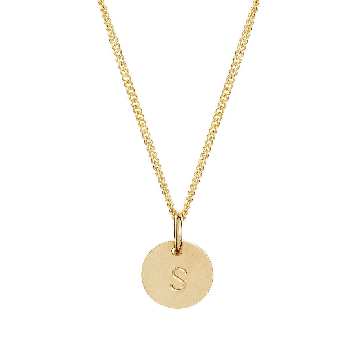 Dainty 9kt Solid Gold Initial Necklace - Lulu + Belle Jewellery