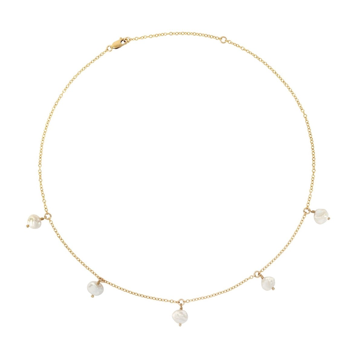 EDEN Keishi Pearl Necklace Gold or Silver - Lulu + Belle Jewellery
