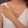 Floating Freshwater Pearl Bracelet Gold - Lulu + Belle Jewellery