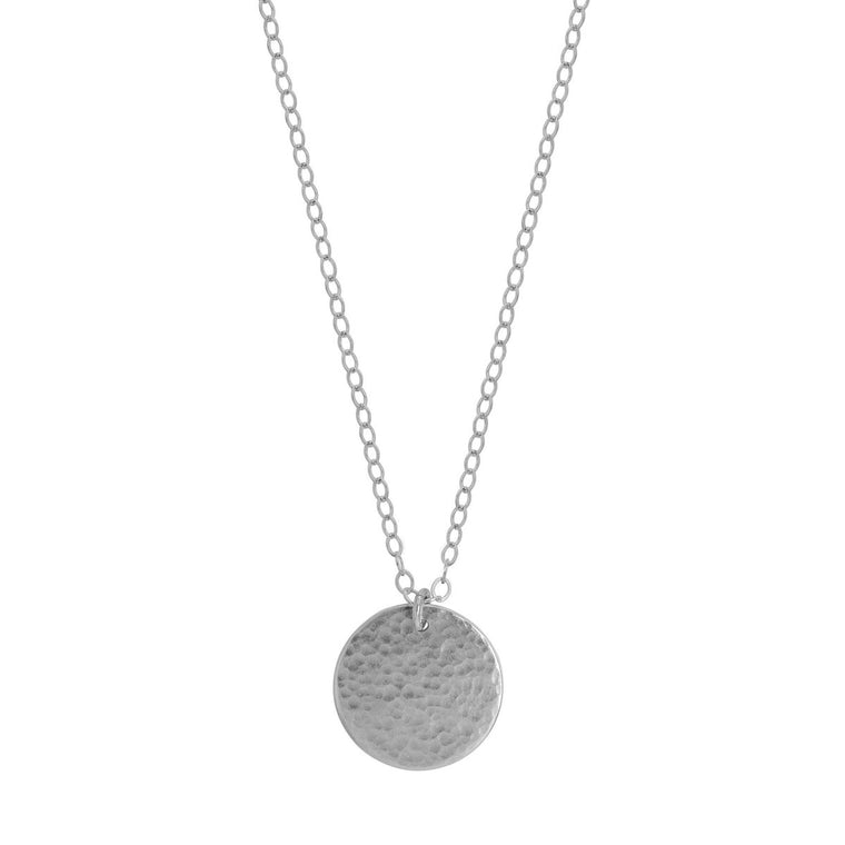 Full Moon Necklace Silver - Lulu + Belle Jewellery