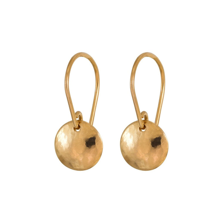 Gold Dome Drop Earrings - Lulu + Belle Jewellery