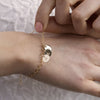 Gold Initial Bracelet - Lulu + Belle Jewellery