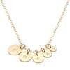Gold Initial Family Necklace - Lulu + Belle Jewellery