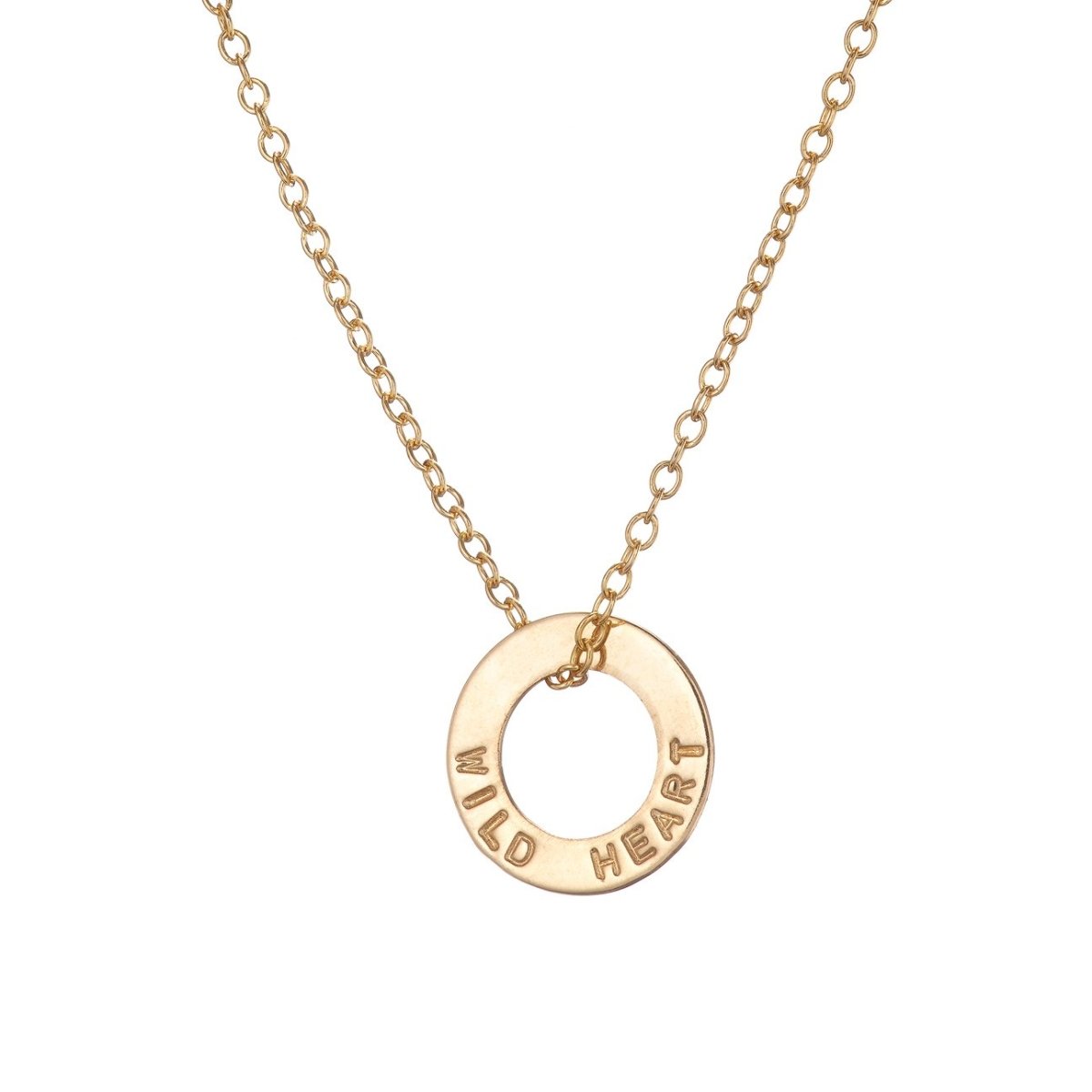 Gold Message Personalised Necklace - Lulu + Belle Jewellery