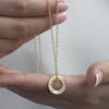 Gold Message Personalised Necklace - Lulu + Belle Jewellery