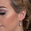Gold or Silver Crystal and Pearl Earrings - Lulu + Belle Jewellery