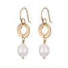 Gold or Silver Drop Pearl Earrings - Lulu + Belle Jewellery