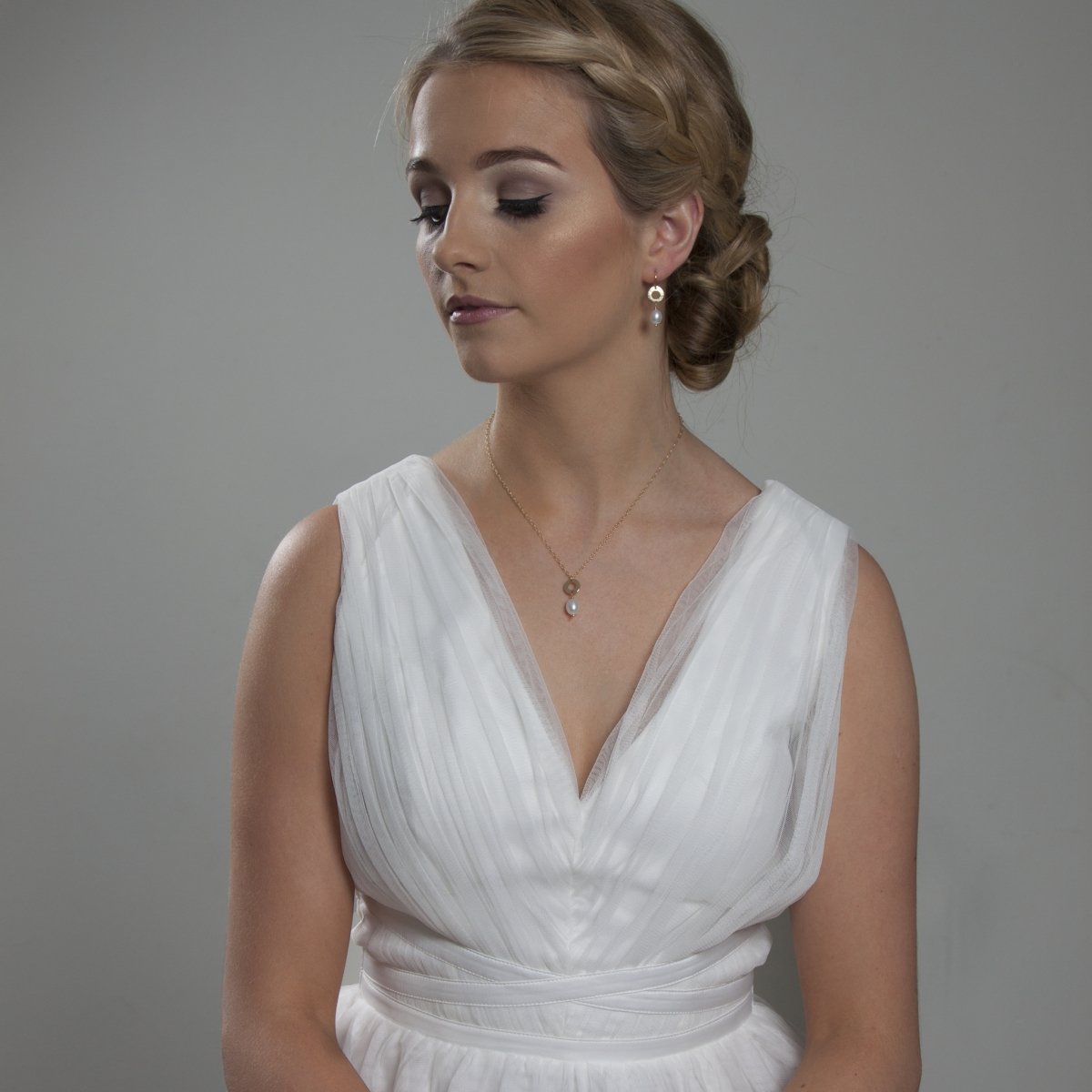 Gold or Silver Drop Pearl Pendant - Lulu + Belle Jewellery