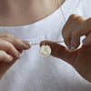 gold zodiac name necklace lulu and belle 