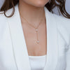 HANNAH Pearl Drop Necklace Gold or Silver - Lulu + Belle Jewellery