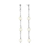 ISABELLE Long Pearl Earrings Gold or Silver - Lulu + Belle Jewellery