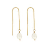 LILI Pearl Threader Earrings - Gold or Silver - Lulu + Belle Jewellery