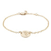 Lily disc bracelet gold - Lulu + Belle Jewellery