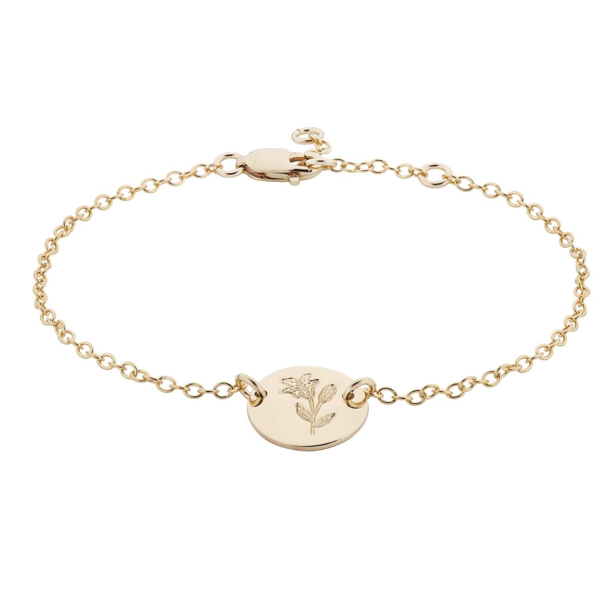 Lily disc bracelet gold - Lulu + Belle Jewellery