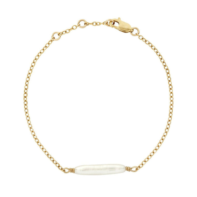 LULU Shimmering Stick Pearl Bracelet - Lulu + Belle Jewellery