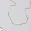 LULU Shimmering Stick Pearl Necklace Gold or Silver - Lulu + Belle Jewellery