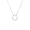 Medium Silver Karma Necklace - Lulu + Belle Jewellery