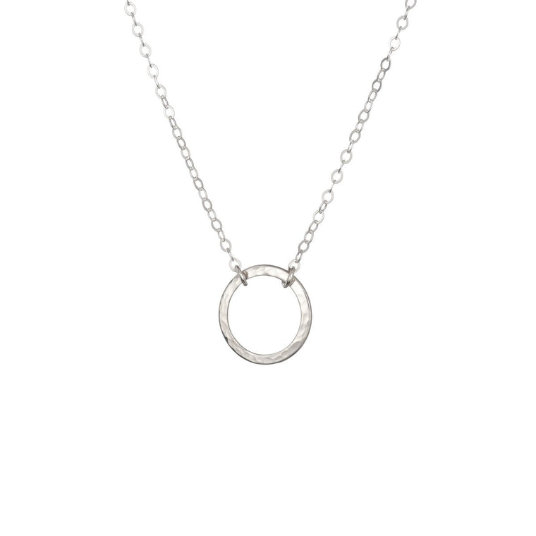 Medium Silver Karma Necklace - Lulu + Belle Jewellery