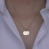 Midi 9kt Solid Gold Initials Necklace in Script - Lulu + Belle Jewellery