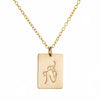 Mum and Baby Necklace Gold or Silver - Lulu + Belle Jewellery