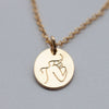 Mum and Baby Necklace Gold or Silver - Lulu + Belle Jewellery