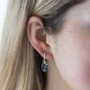 Oval trio of stars earrings silver - Lulu + Belle Jewellery