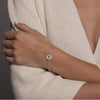 Personalised Disc Bracelet in Silver - Lulu + Belle Jewellery