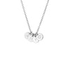 Petite Silver Initial Disc Necklace - Lulu + Belle Jewellery