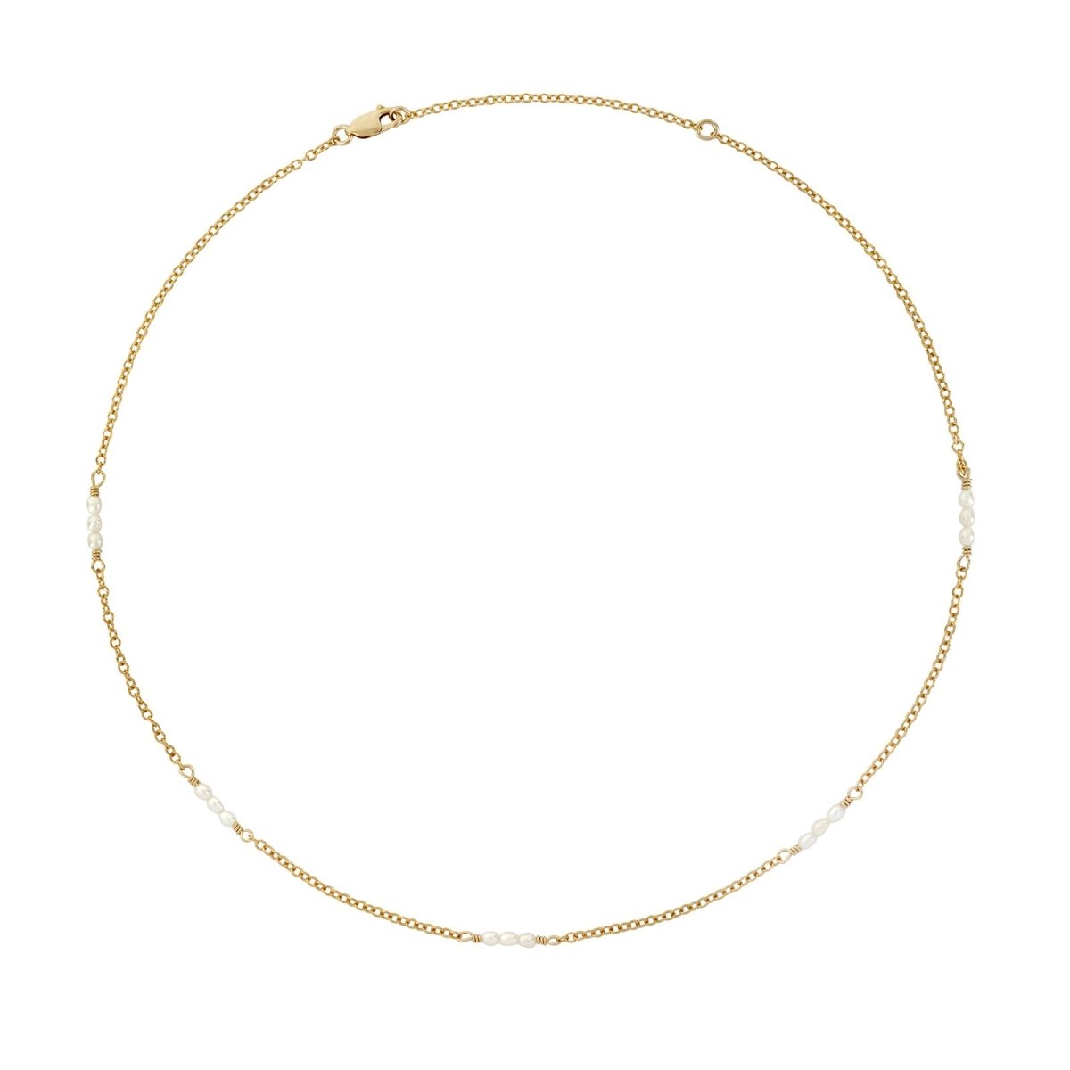 PIA Mini Pearl Necklace Gold or Silver - Lulu + Belle Jewellery