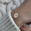 Poppy disc bracelet gold - Lulu + Belle Jewellery